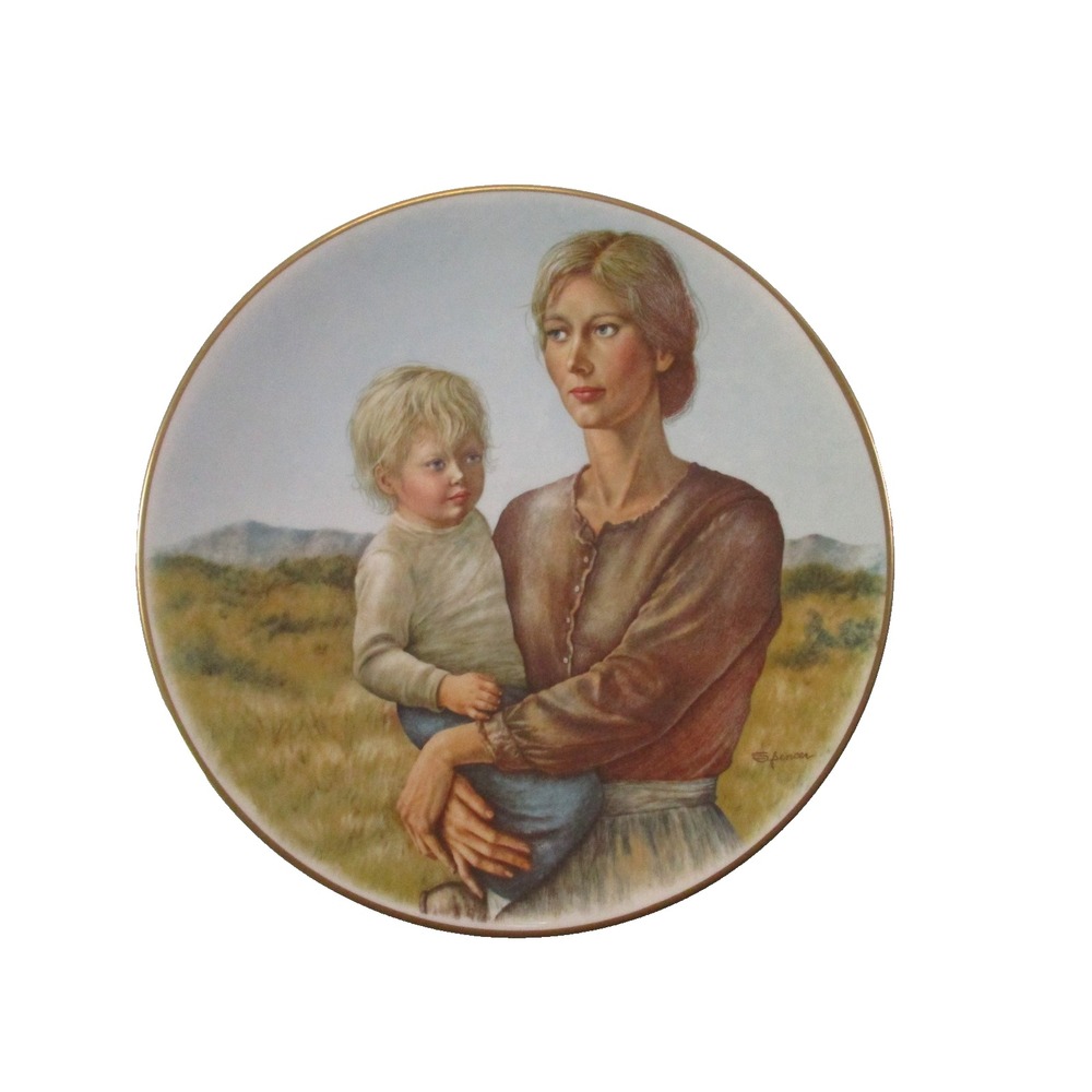 Vintage 1974 Promises to Keep Irene Spencer Collector Gorham Plate Signed 8.5"